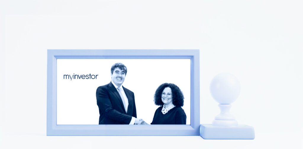 Carlos Aso da la mano a Olga Sánchez