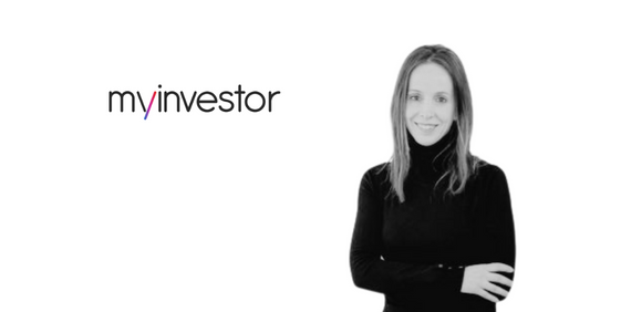 Imagen Nuria Rocamora y logo MyInvestor