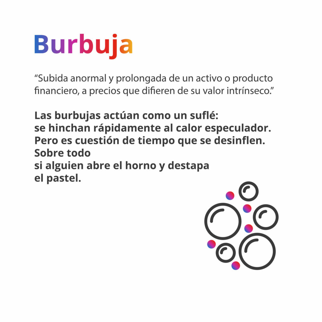 definición de burbuja