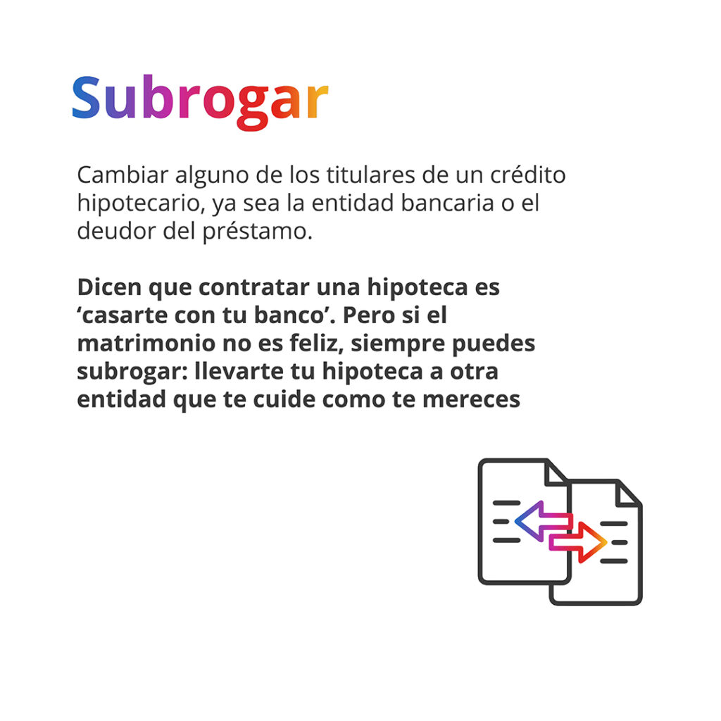 definición de subrogar