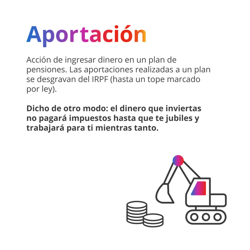 definición de aportación