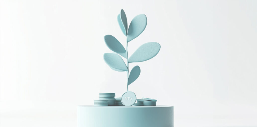 planta con monedas es el suelo