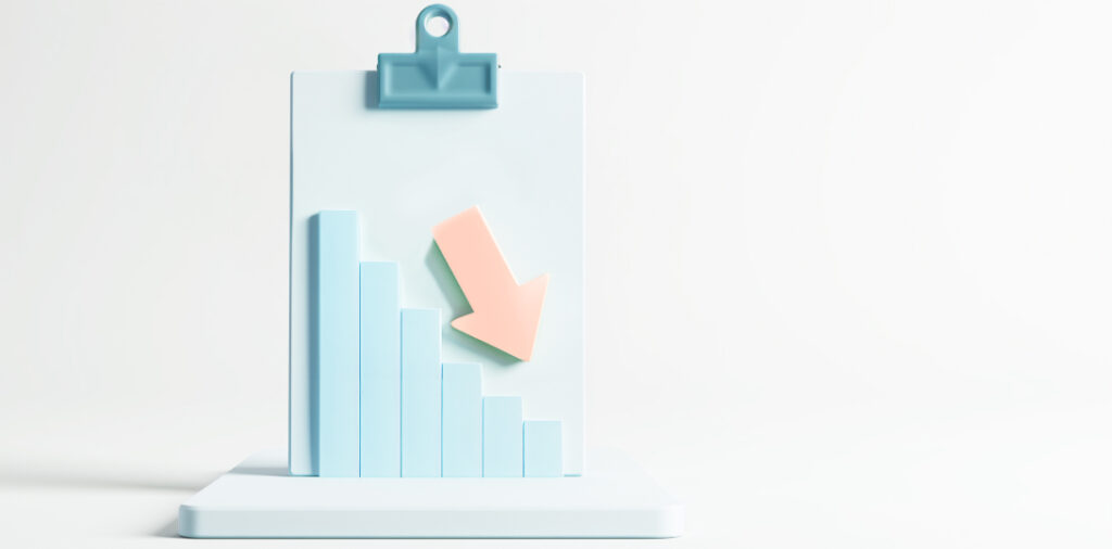 gráfico barras decreciente